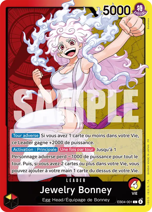 EB04-001 - Jewelry Bonney — Carte One Piece Aventure sur l'Île de Dieu 001