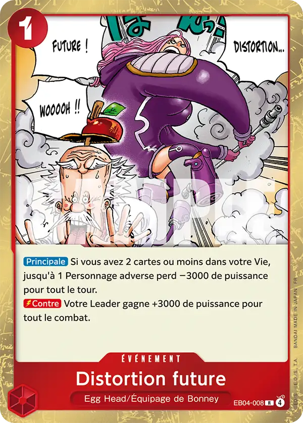 EB04-008 - Distortion future — Carte One Piece Aventure sur l'Île de Dieu 008