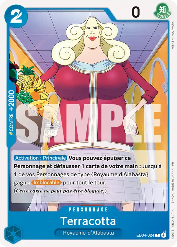 EB04-024 - Terracotta — Carte One Piece Les Sept de la Mer d'Azur 024