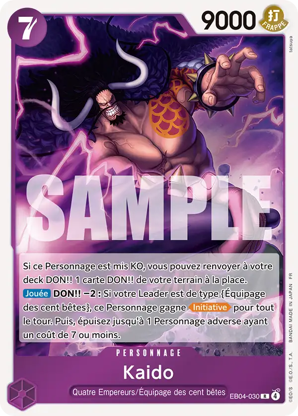 EB04-030 - Kaido — Carte One Piece Les Sept de la Mer d'Azur 030
