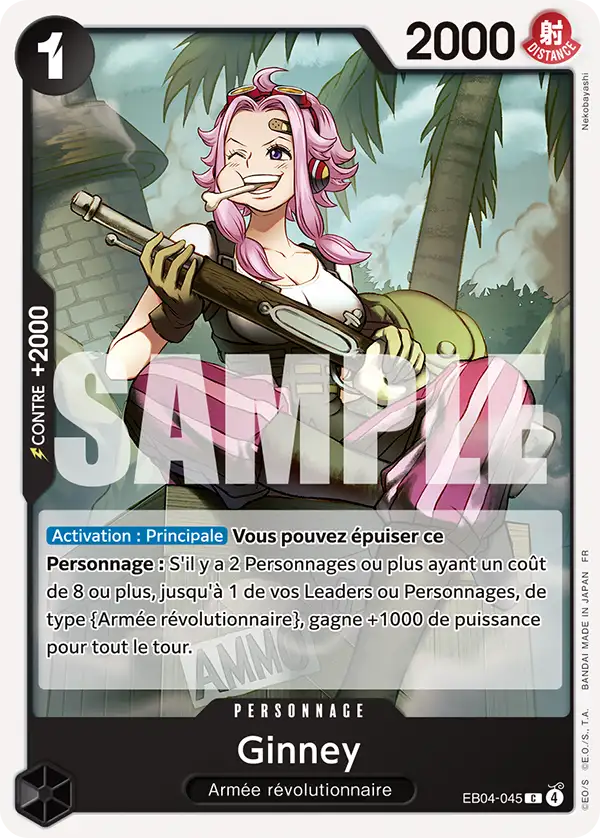 EB04-045 - Ginney — Carte One Piece Aventure sur l'Île de Dieu 045