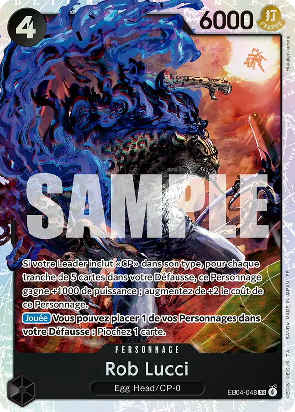 EB04-048 - Rob Lucci — Carte One Piece Aventure sur l'Île de Dieu 048