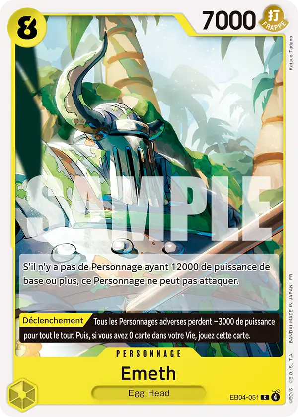 EB04-051 - Emeth — Carte One Piece Aventure sur l'Île de Dieu 051