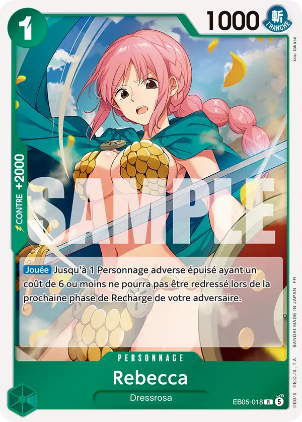 EB05-018 - Rebecca - Carte One Piece Heroines Edition Vol.2 018