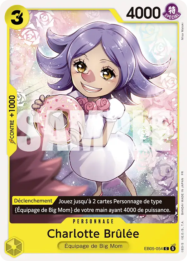 EB05-054 - Charlotte Brûlée - Carte One Piece Heroines Edition Vol.2 054