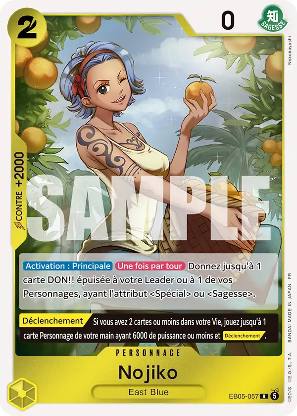 EB05-057 - Nojiko - Carte One Piece Heroines Edition Vol.2 057