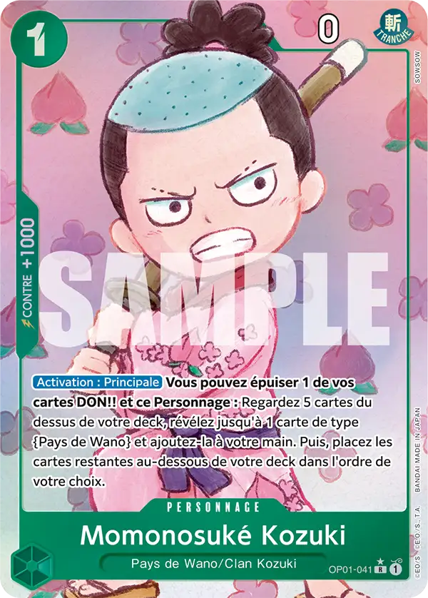 OP01-041 - Momonosuké Kozuki V4 — Carte One Piece Premium Booster — The Best 041