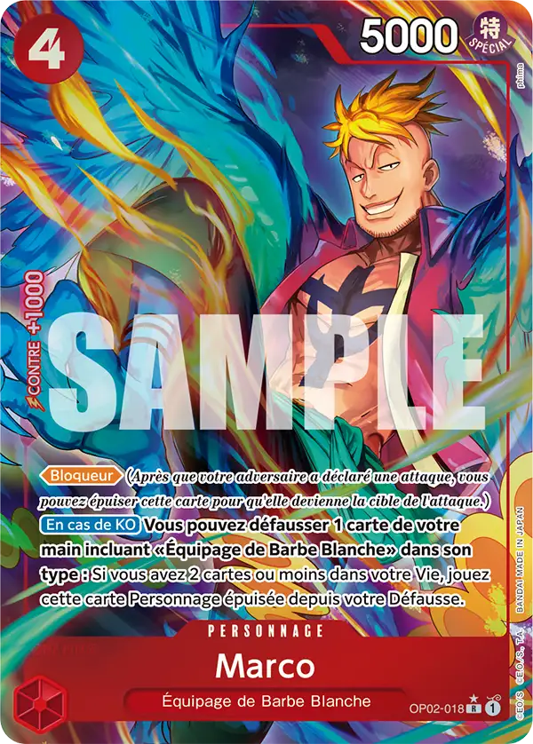 OP02-018 - Marco V4 — Carte One Piece Premium Booster — The Best 018