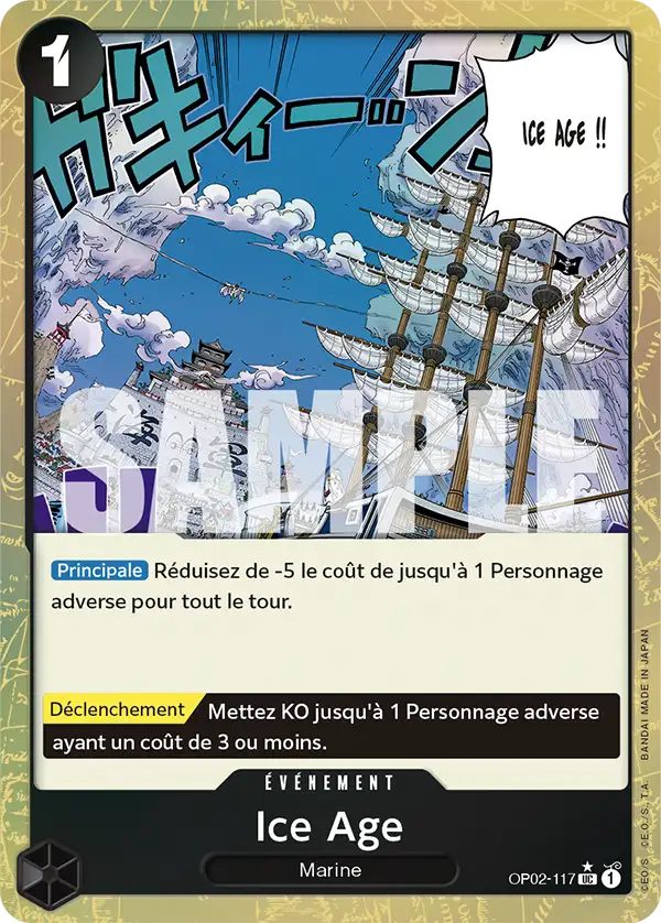 OP02-117 - Ice Age V3 — Carte One Piece Premium Booster — The Best 117