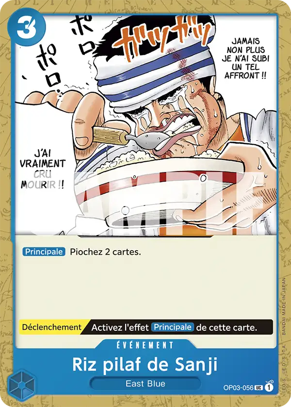 OP03-056 - Riz pilaf de Sanji — Carte One Piece Premium Booster — The Best 056
