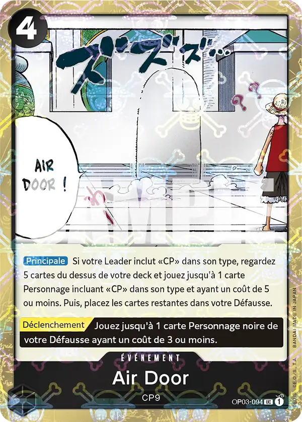 OP03-094 - Air Door V2 — Carte One Piece Premium Booster — The Best 094