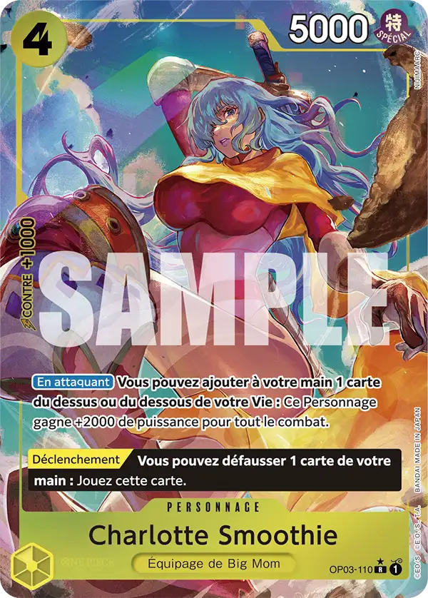 OP03-110 - Charlotte Smoothie V3 — Carte One Piece Premium Booster — The Best 110