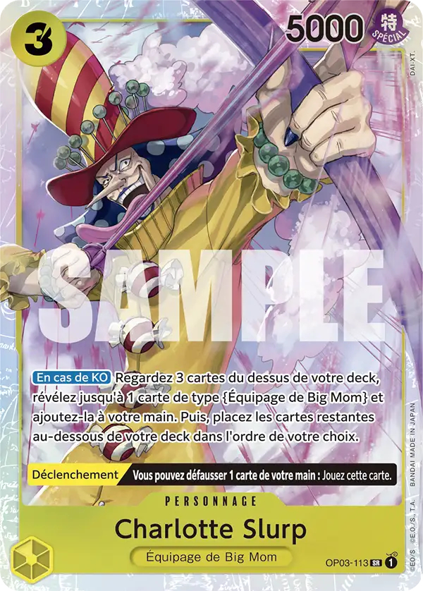 OP03-113 - Charlotte Slurp — Carte One Piece Premium Booster — The Best 113