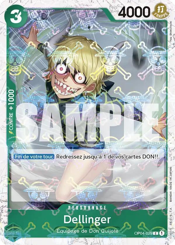 OP04-029 - Dellinger V2 — Carte One Piece Premium Booster — The Best 029