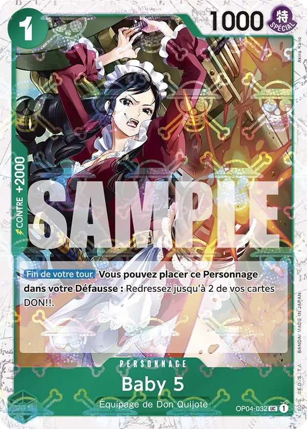 OP04-032 - Baby 5 V2 — Carte One Piece Premium Booster — The Best 032