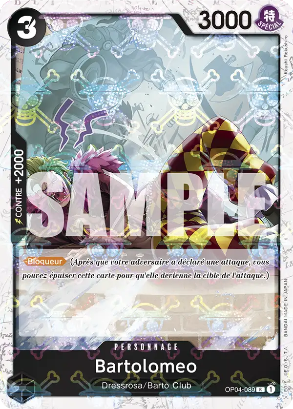 OP04-089 - Bartolomeo V2 — Carte One Piece Premium Booster — The Best 089