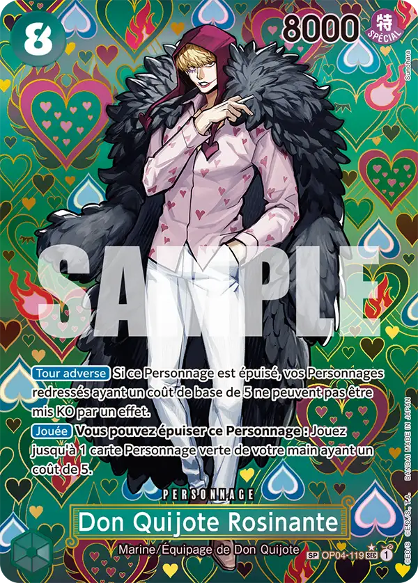 OP04-119 - Don Quijote Rosinante (Special Card OP09) — Carte One Piece Les Nouveaux Empereurs 119