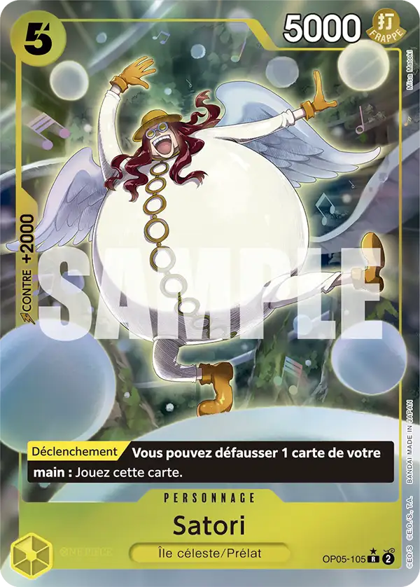 OP05-105 - Satori V3 — Carte One Piece Premium Booster — The Best 105