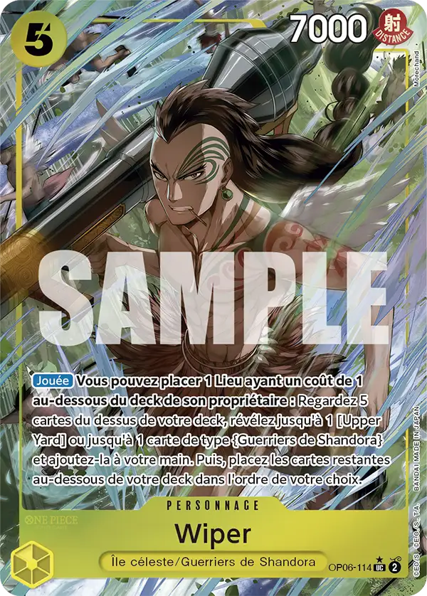 OP06-114 - Wiper V3 — Carte One Piece Premium Booster — The Best 114