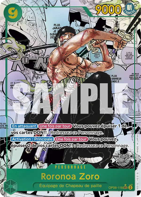 OP06-118 - Roronoa Zoro (Manga)