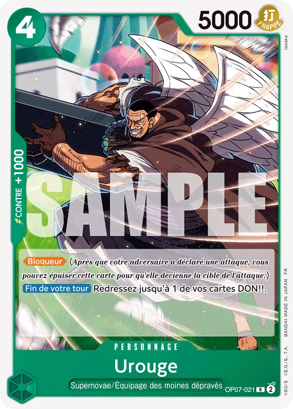 OP07-021 - Urouge — Carte One Piece Deck pour Débutant — Jewelry Bonney 021