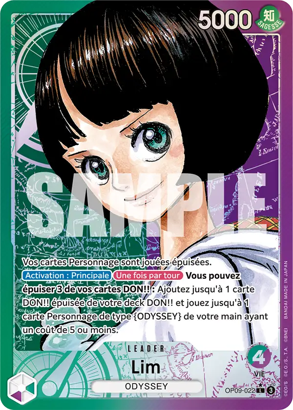 OP09-022 - Lim V2 — Carte One Piece Les Nouveaux Empereurs 022