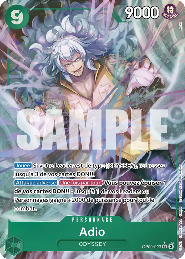OP09-023 - Adio V2 — Carte One Piece Les Nouveaux Empereurs 023
