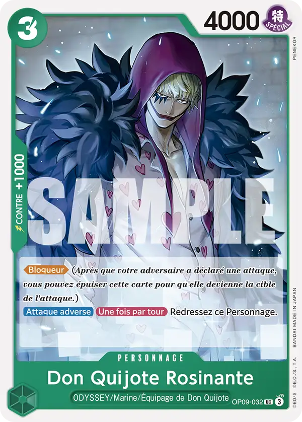 OP09-032 - Don Quijote Rosinante — Carte One Piece Les Nouveaux Empereurs 032