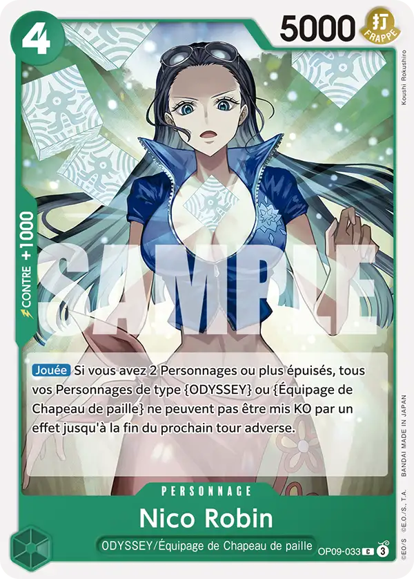 OP09-033 - Nico Robin — Carte One Piece Les Nouveaux Empereurs 033