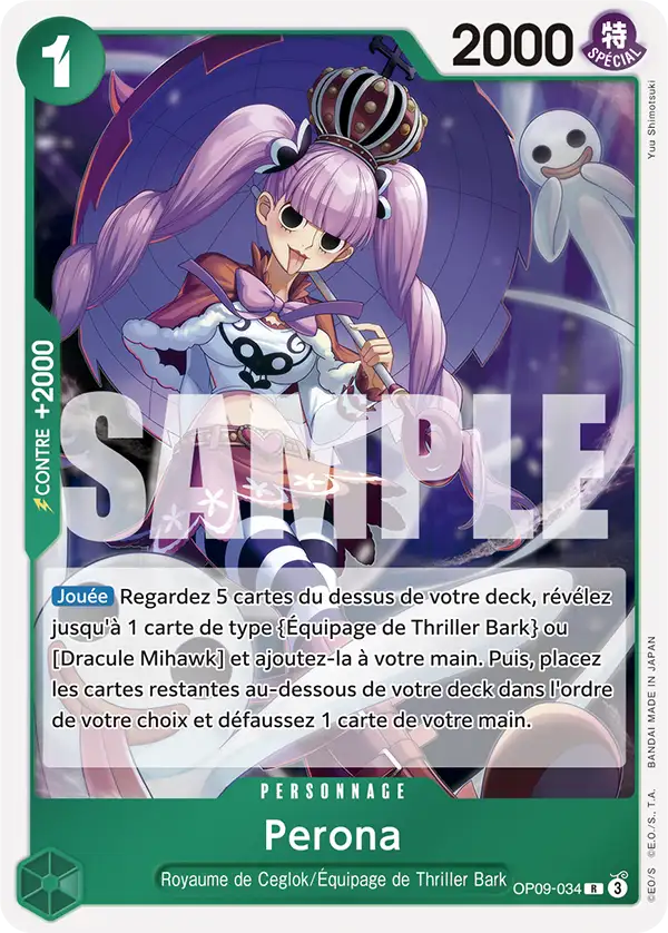 OP09-034 - Perona — Carte One Piece Les Nouveaux Empereurs 034