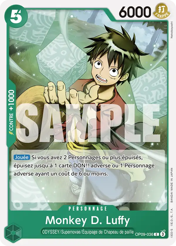 OP09-036 - Monkey D. Luffy