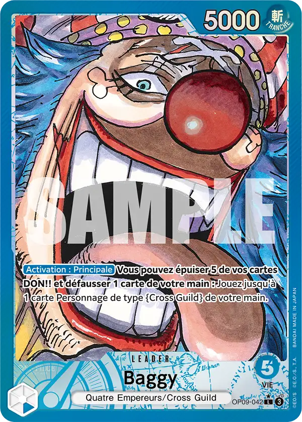 OP09-042 - Baggy V2 — Carte One Piece Les Nouveaux Empereurs 042