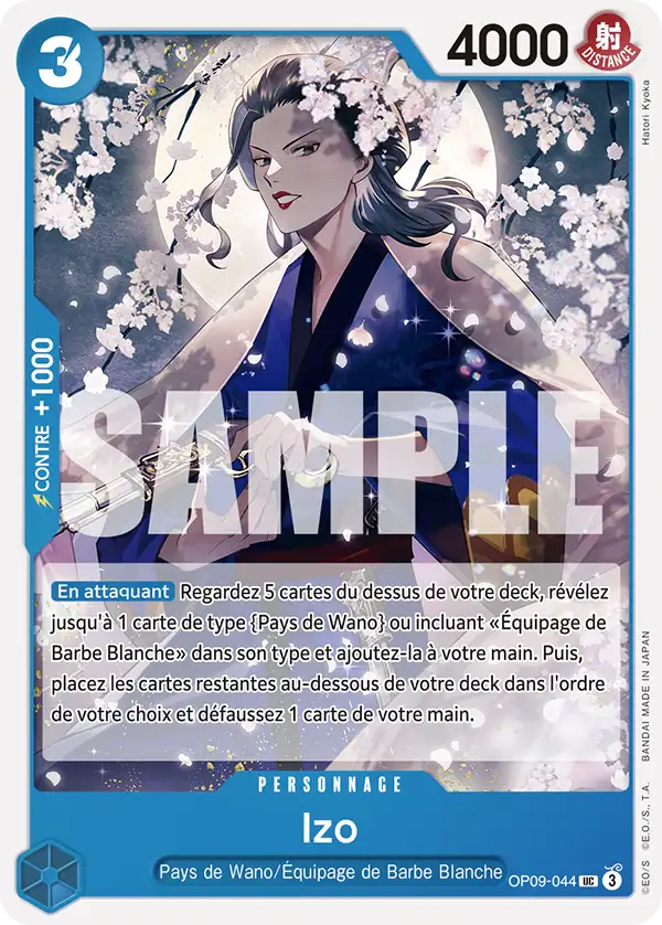 OP09-044 - Izo — Carte One Piece Les Nouveaux Empereurs 044