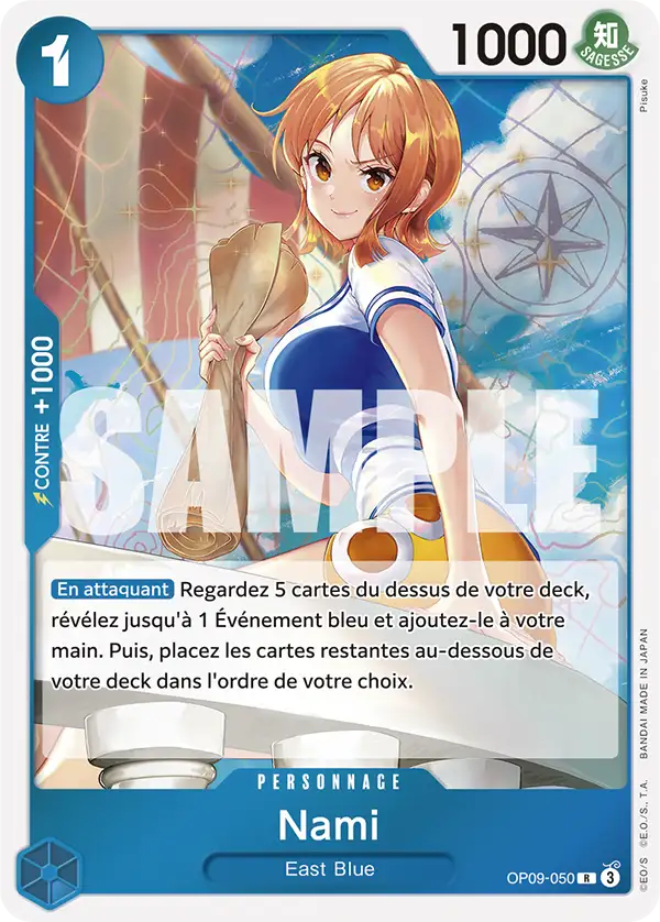 OP09-050 - Nami — Carte One Piece Les Nouveaux Empereurs 050