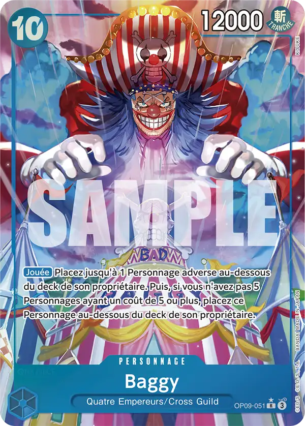 OP09-051 - Baggy V2 — Carte One Piece Les Nouveaux Empereurs 051