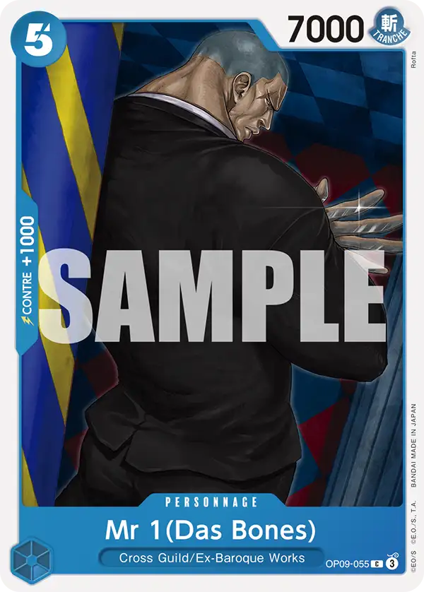 OP09-055 - Mr 1 (Das Bones) — Carte One Piece Deck pour Débutant — Baggy 055