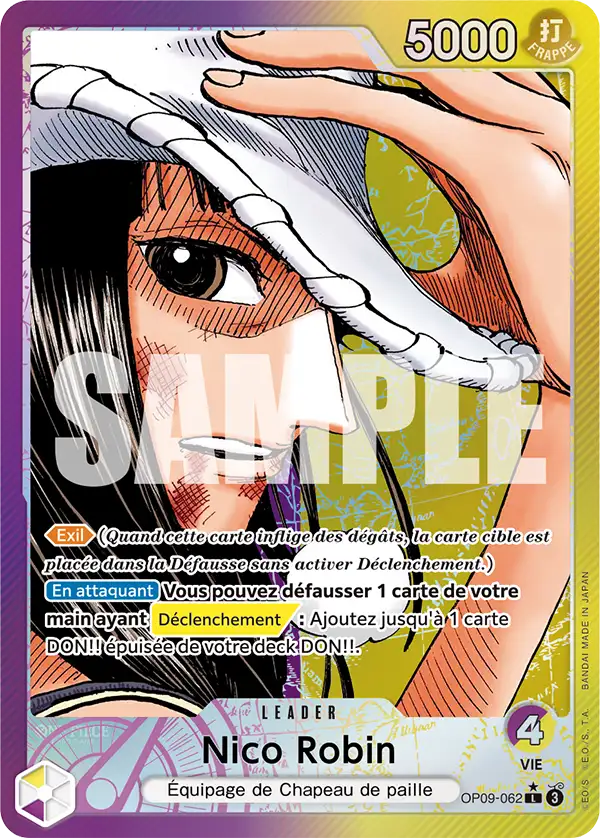 OP09-062 - Nico Robin V2 — Carte One Piece Les Nouveaux Empereurs 062