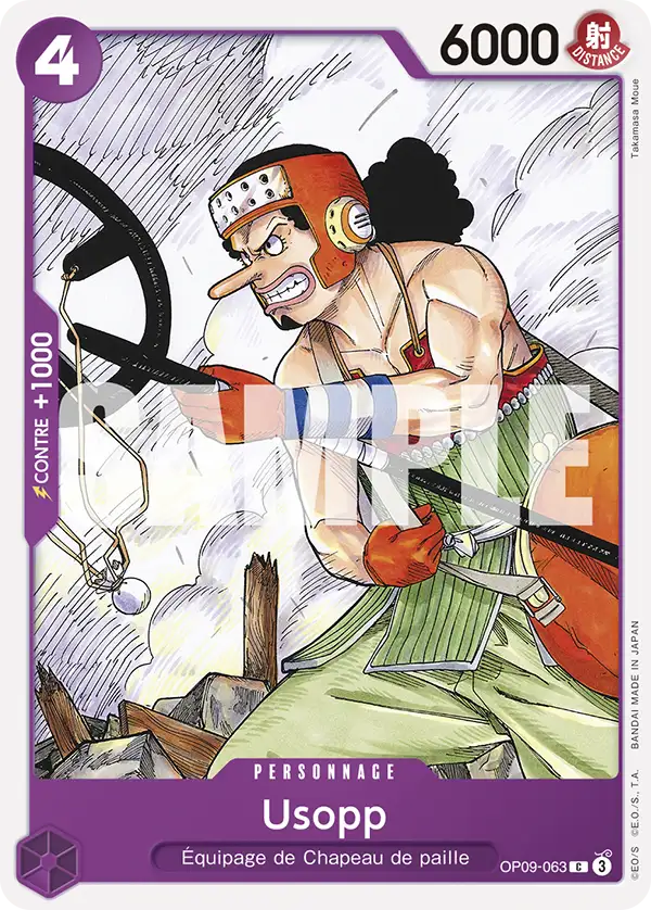OP09-063 - Usopp — Carte One Piece Les Nouveaux Empereurs 063