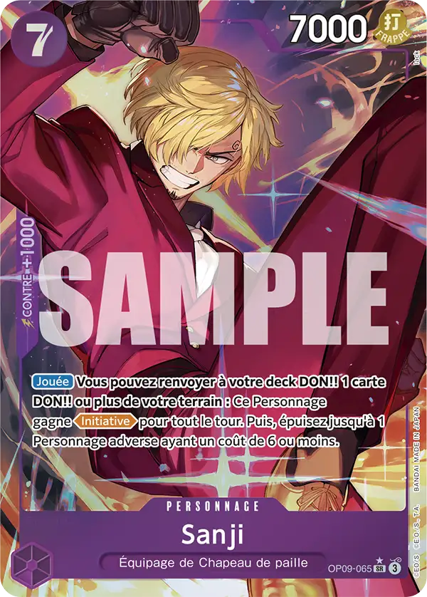 OP09-065 - Sanji V2 — Carte One Piece Les Nouveaux Empereurs 065