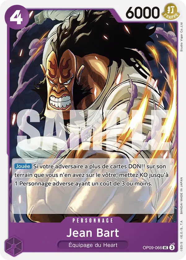OP09-066 - Jean Bart — Carte One Piece Les Nouveaux Empereurs 066