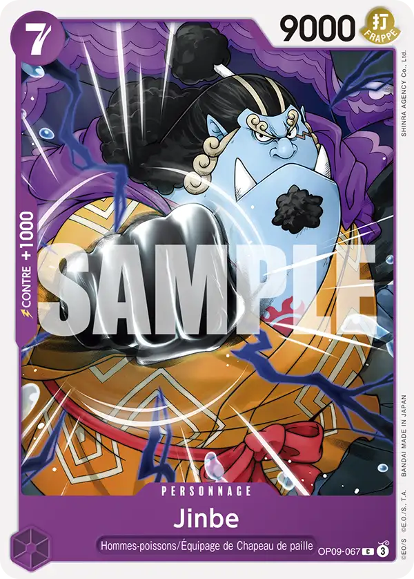 OP09-067 - Jinbe — Carte One Piece Les Nouveaux Empereurs 067