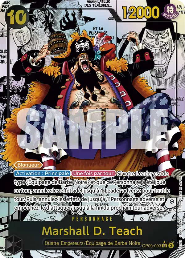 OP09-093 - Marshall D. Teach V3 (Manga)