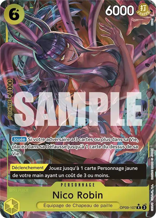OP09-107 - Nico Robin V2 — Carte One Piece Les Nouveaux Empereurs 107