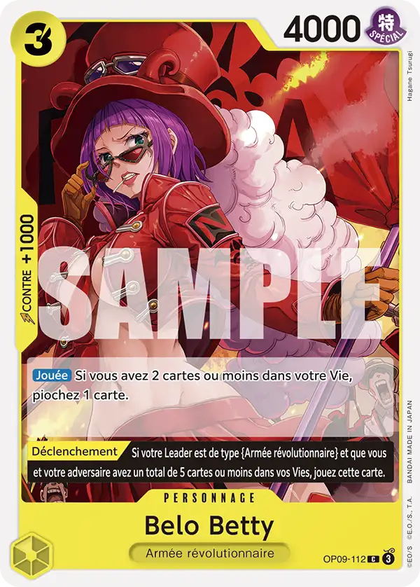 OP09-112 - Belo Betty — Carte One Piece Les Nouveaux Empereurs 112