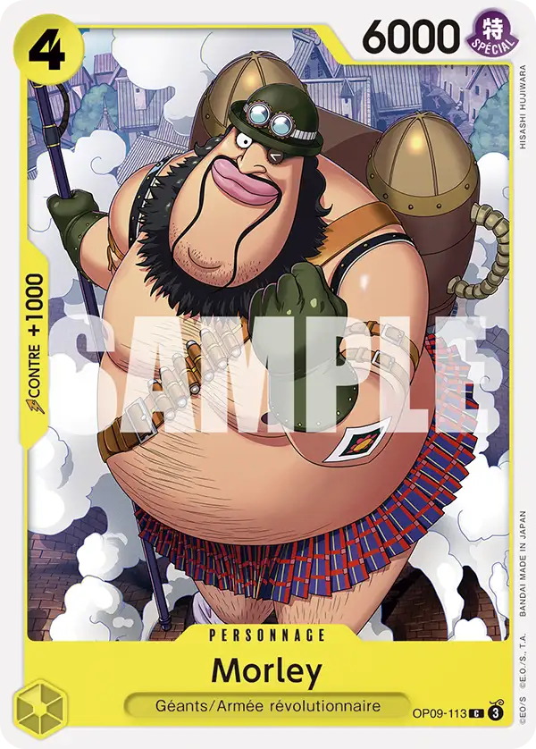 OP09-113 - Morley — Carte One Piece Les Nouveaux Empereurs 113