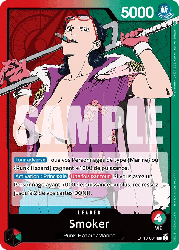 OP10-001 - Smoker — Carte One Piece Sang Royal 001
