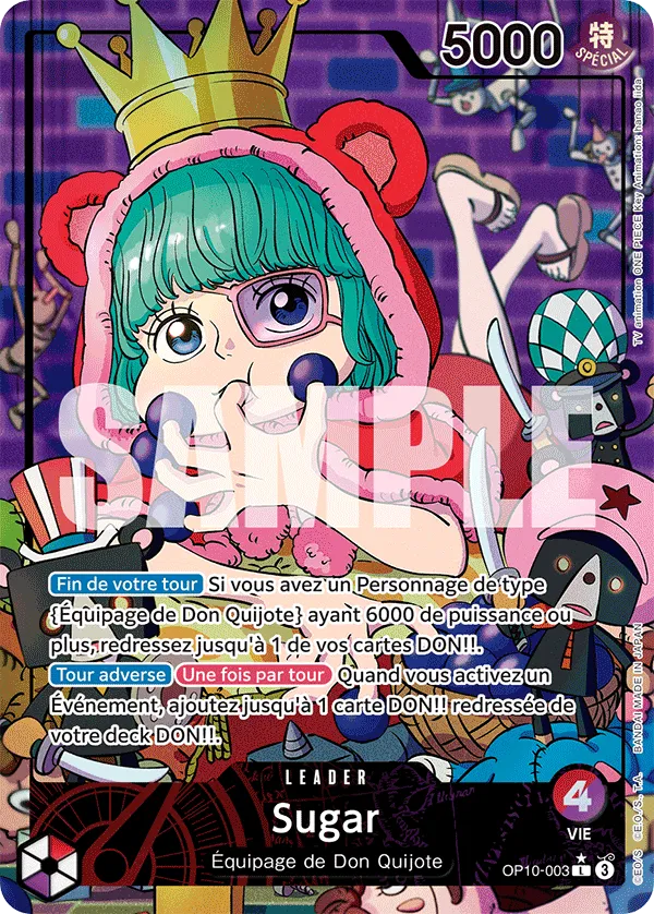 OP10-003 - Sugar V2 — Carte One Piece Sang Royal 003
