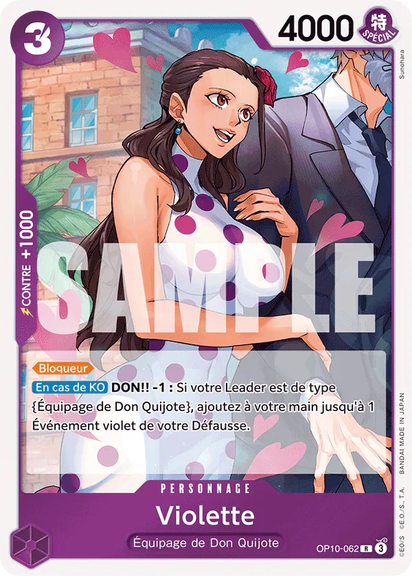 OP10-062 - Violette — Carte One Piece Sang Royal 062