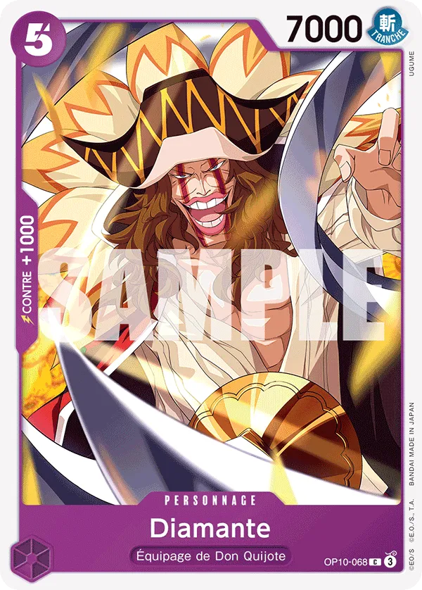 OP10-068 - Diamante — Carte One Piece Sang Royal 068