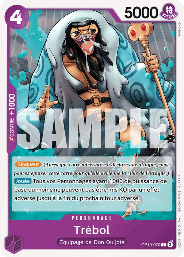 OP10-070 - Trébol — Carte One Piece Sang Royal 070